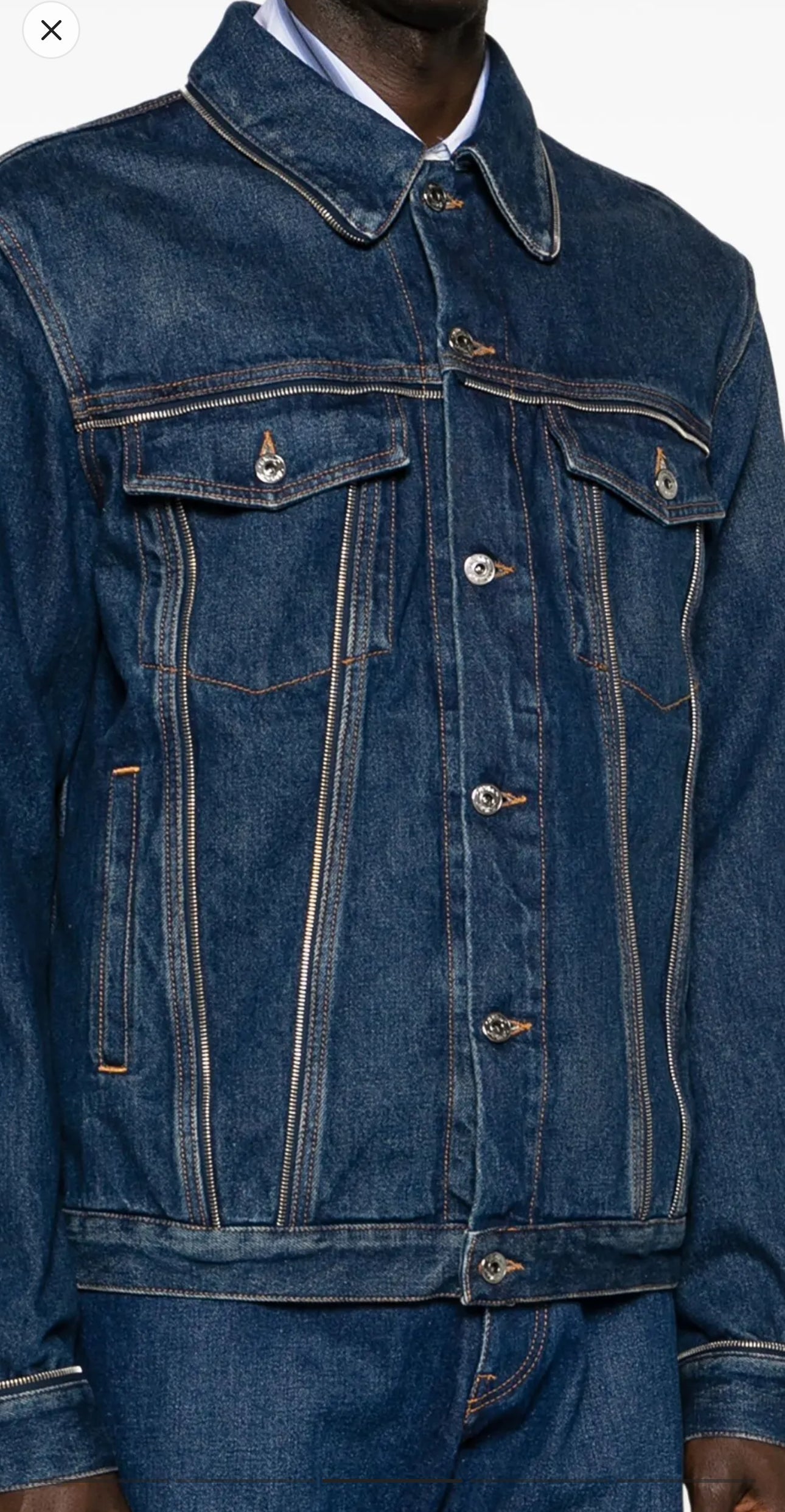 OFF WHITE JEANS JACKET