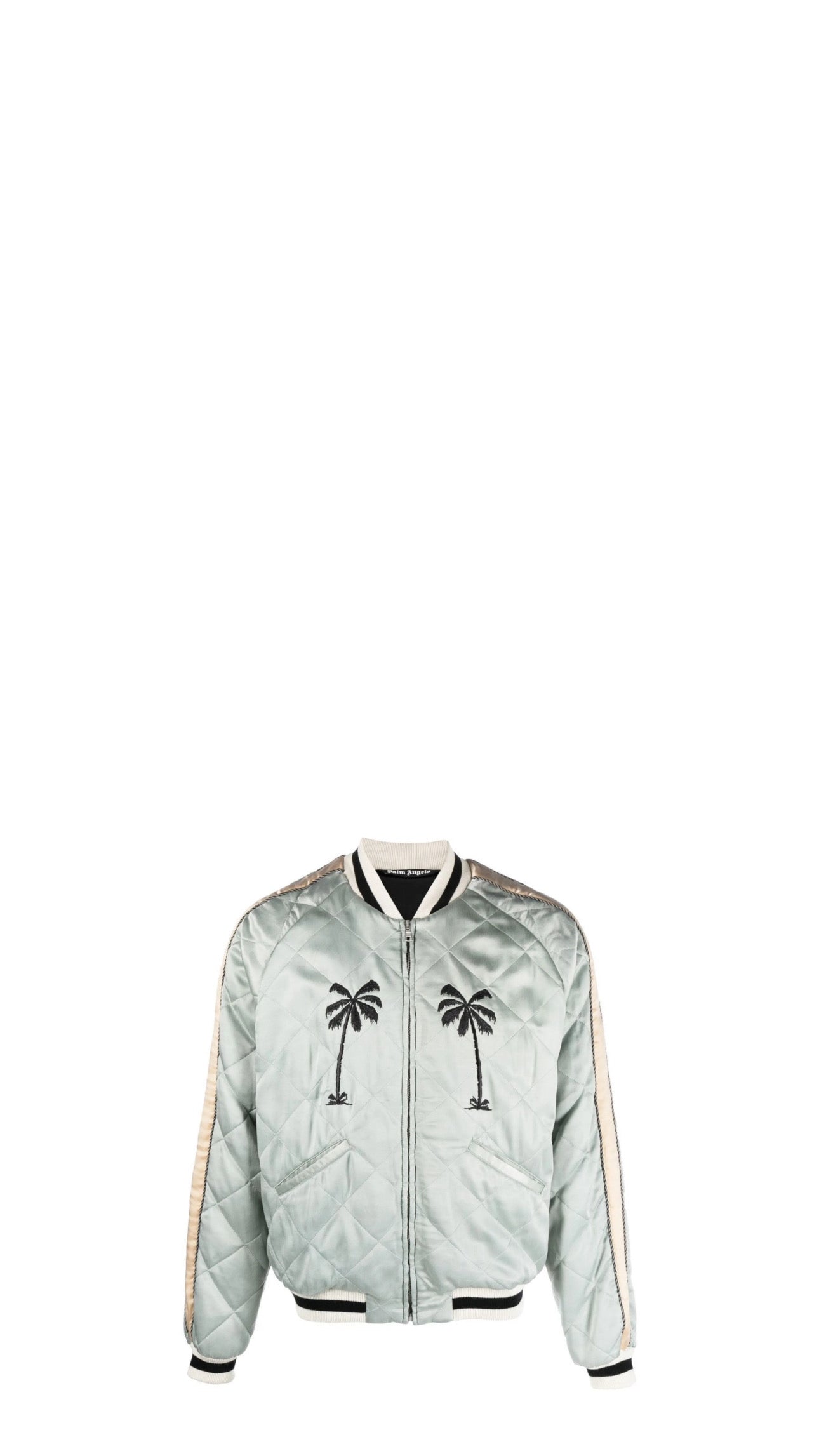 PALM ANGELS embroidered motif jacket