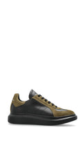 ALEXANDER MCQUEEN black green suede