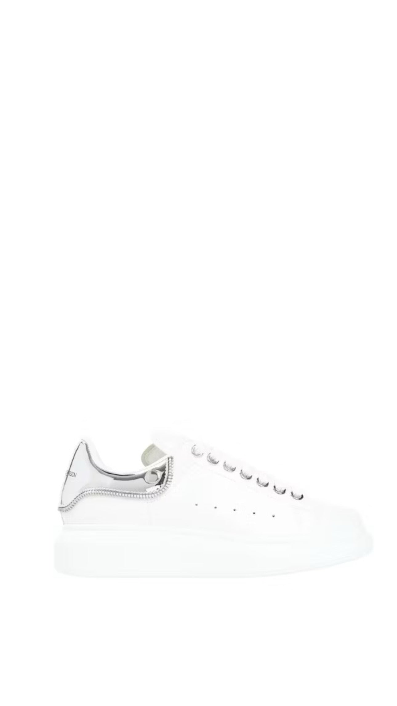 ALEXANDER MCQUEEN silver button
