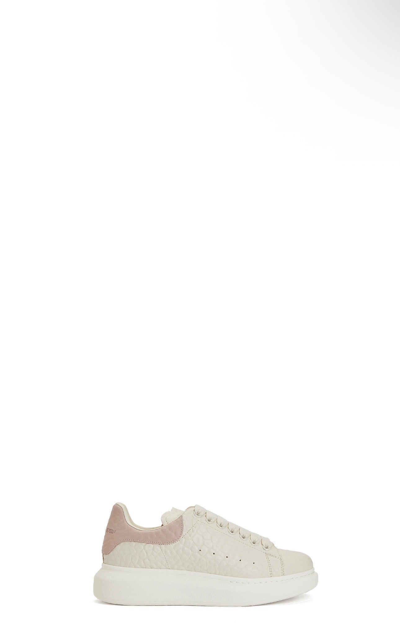 ALEXANDER MCQUEEN LEATHER TRAINERS PINK WHITE