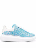 ALEXANDER MCQUEEN glitter blue