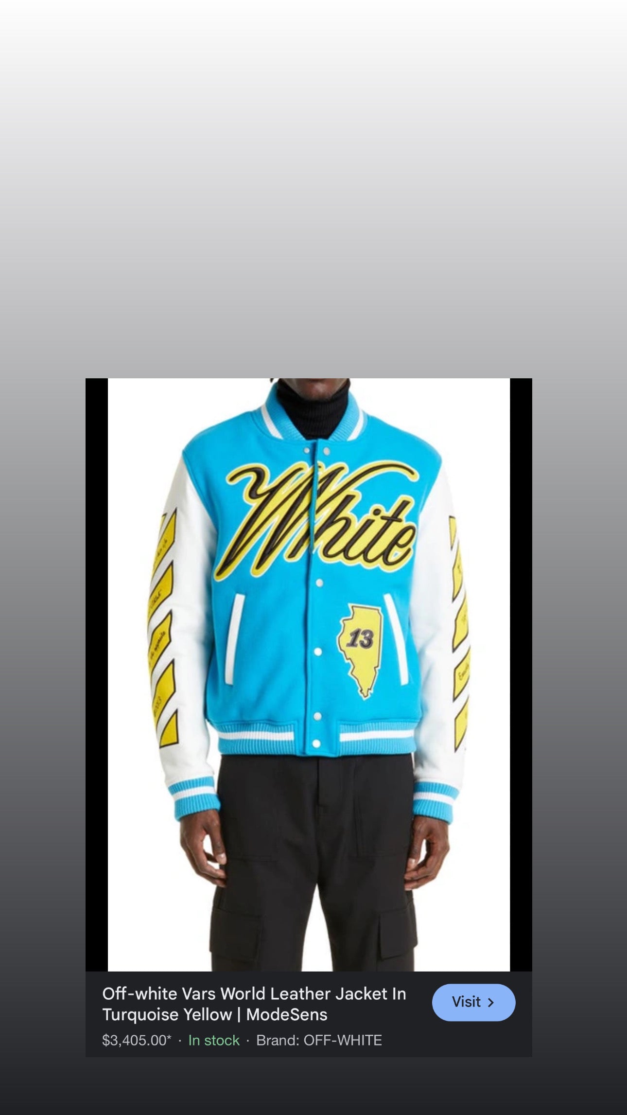 OFF WHITE VARSITY VARS WORLD