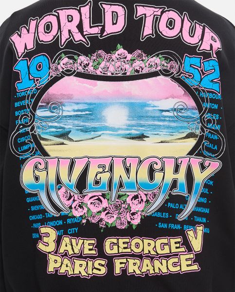 GIVENCHY ZIP PRINTED HOODIE