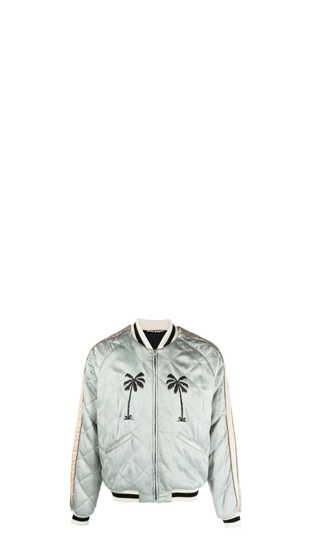 PALM ANGELS embroidered motif jacket